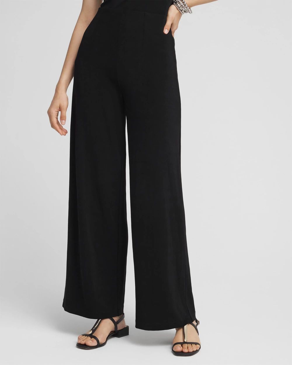 さゆ  MOUN TEN. nylon wide pants Travelers™ Wide Leg Pants | Chico's